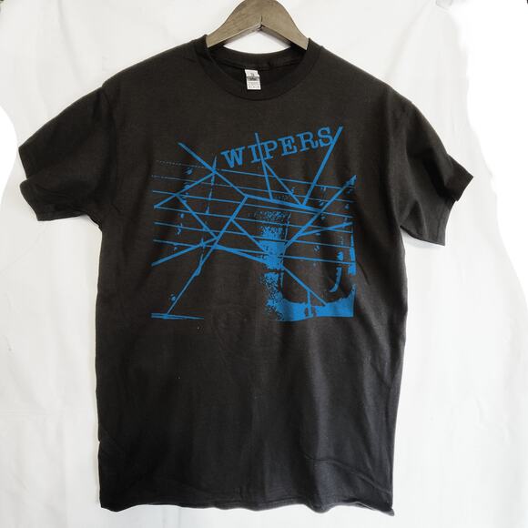 other Other - the Wipers  band t shirt  Size Medium Black